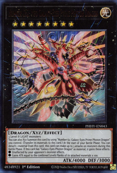Number C62: Neo Galaxy-Eyes Prime Photon Dragon