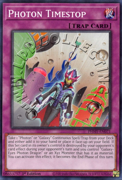 Photon Timestop