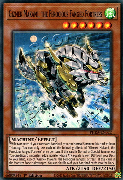 Gizmek Makami, the Ferocious Fanged Fortress