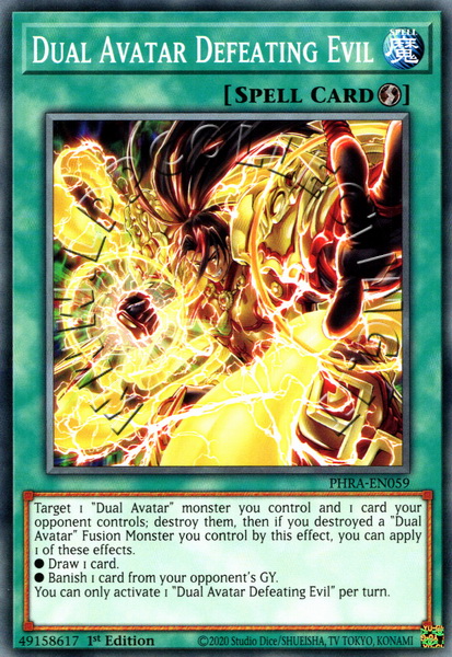 Dual Avatar Defeating Evil