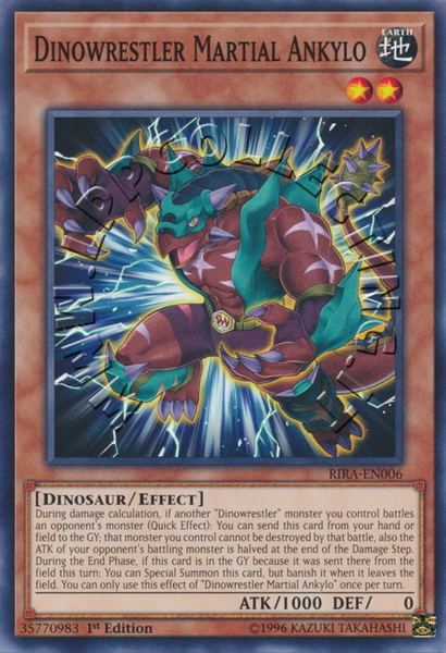 Dinowrestler Martial Ankylo