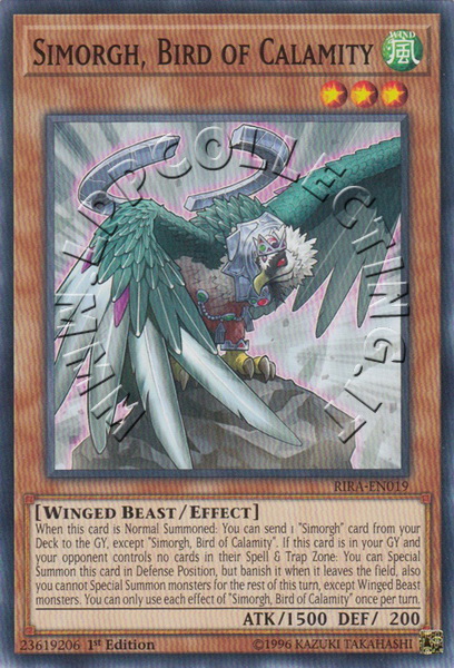 Simorgh, Bird of Calamity