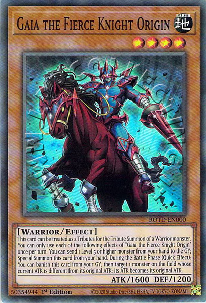 Gaia the Fierce Knight Origin