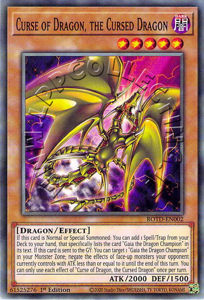 Curse of Dragon, the Cursed Dragon