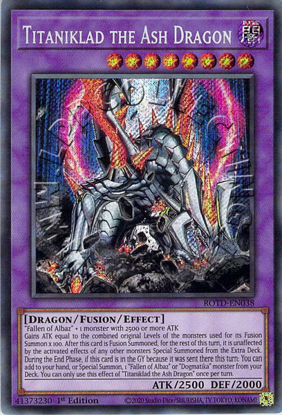 Titaniklad the Ash Dragon