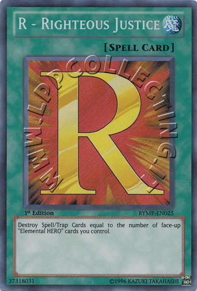 R - Righteous Justice