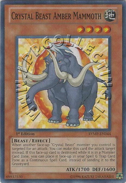 Crystal Beast Amber Mammoth
