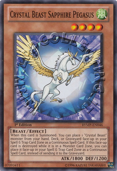 Crystal Beast Sapphire Pegasus