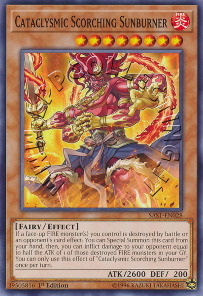 Cataclysmic Scorching Sunburner