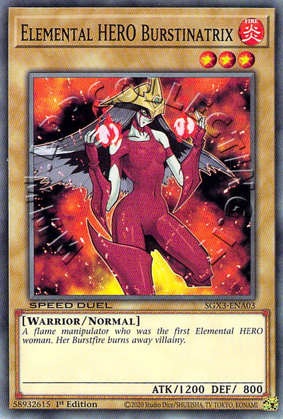 Elemental HERO Burstinatrix