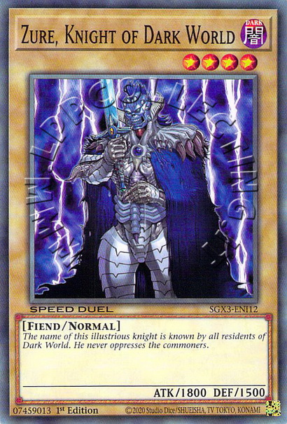 Zure, Knight of Dark World
