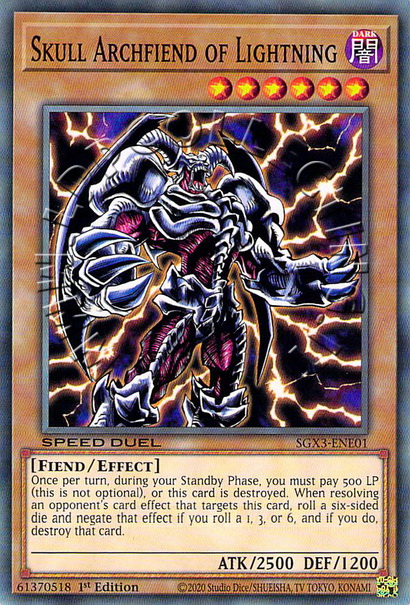 Skull Archfiend of Lightning