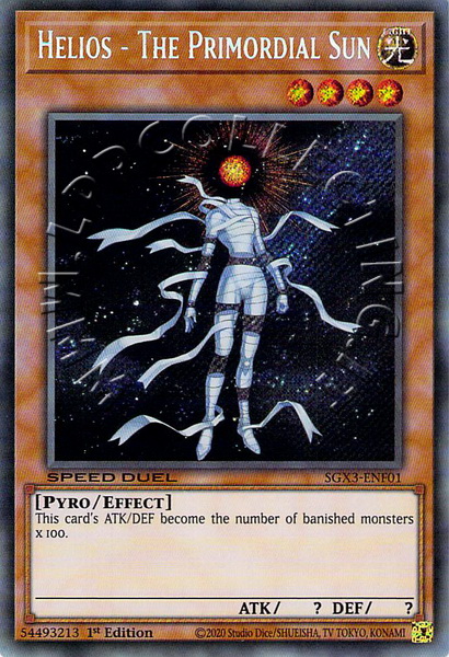 Helios - The Primordial Sun