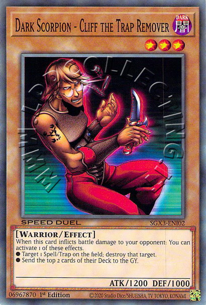 Dark Scorpion - Cliff the Trap Remover