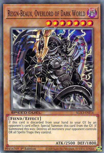 Reign-Beaux, Overlord of Dark World