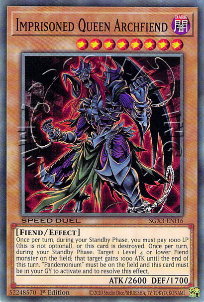 Imprisoned Queen Archfiend