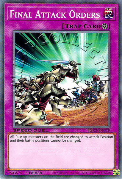Final Attack Orders