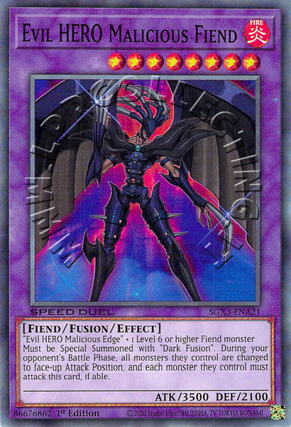Evil HERO Malicious Fiend
