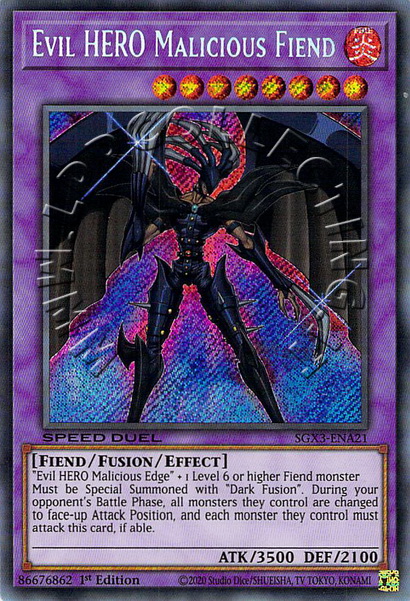 Evil HERO Malicious Fiend