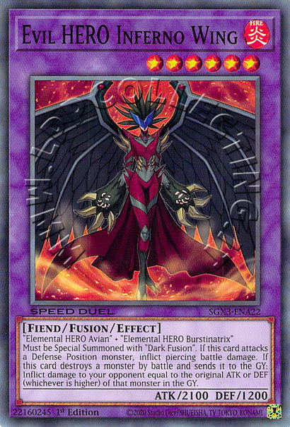 Evil HERO Inferno Wing