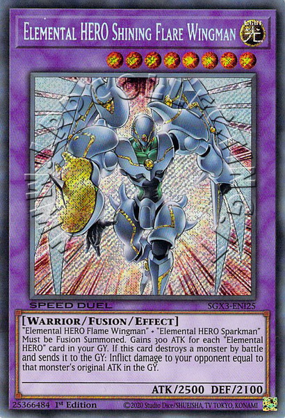 Elemental HERO Shining Flare Wingman