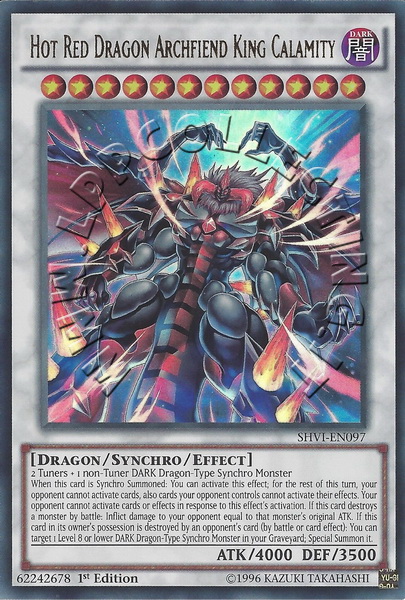 Hot Red Dragon Archfiend King Calamity