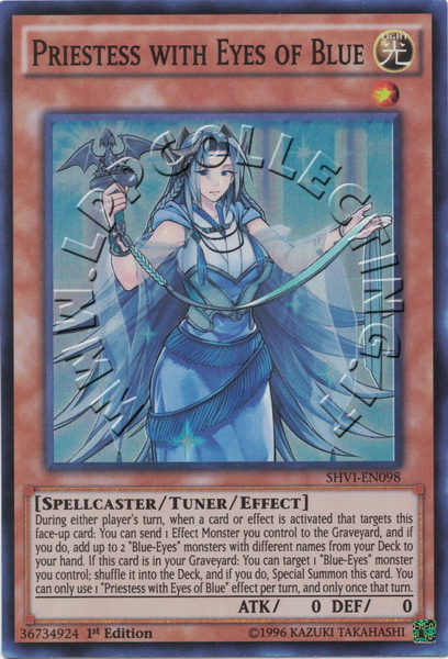 Priestess with Eyes of Blue