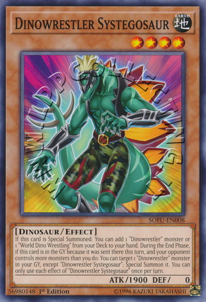 Dinowrestler Systegosaur
