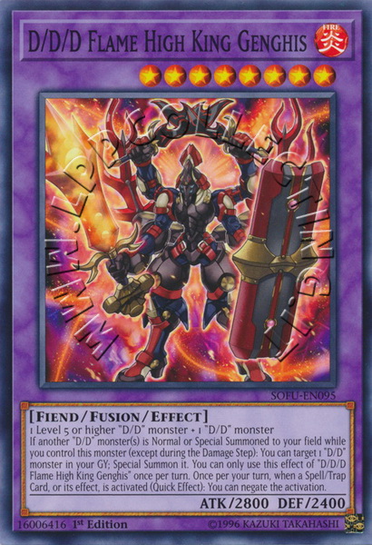 D/D/D Flame High King Genghis