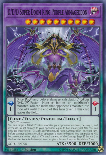 D/D/D Super Doom King Purple Armageddon