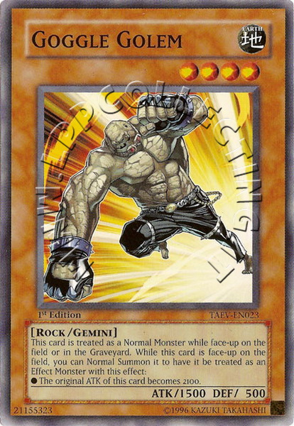 Goggle Golem