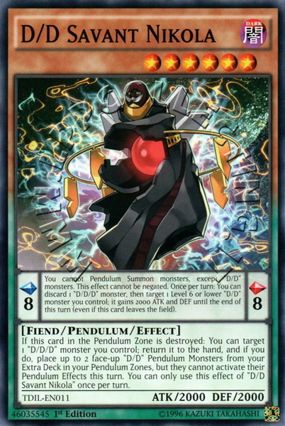 D/D Savant Nikola