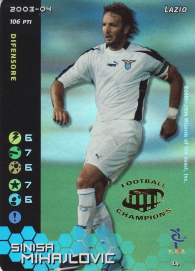 Lazio 2003/04 - Sinisa Mihajlovic (lega)