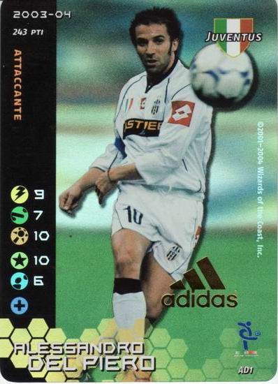 Juventus 2003/04 - Alessandro Del Piero (adidas)