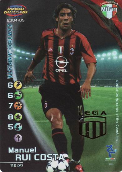 Milan 2004/05 - Manuel Rui Costa (lega)