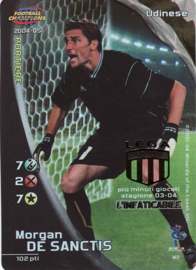 Udinese 2004/05 - Morgan De Sanctis (l