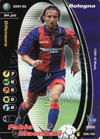 Bologna 2001/02 - Fabio Macellari