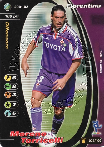 Fiorentina 2001/02 - Moreno Torricelli