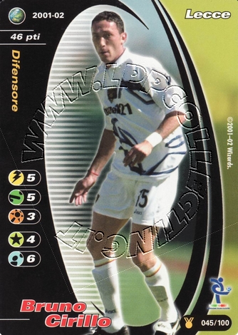 Lecce 2001/02 - Bruno Cirillo