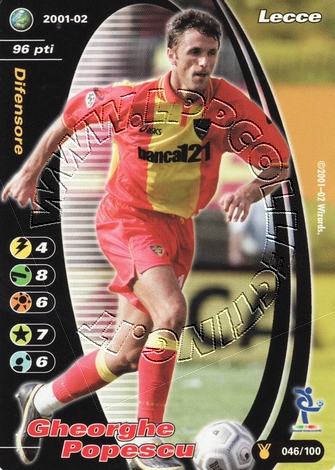 Lecce 2001/02 - Gheorghe Popescu