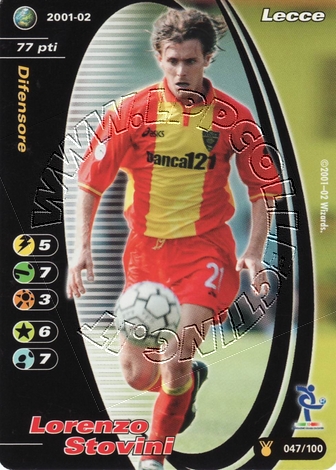 Lecce 2001/02 - Lorenzo Stovini