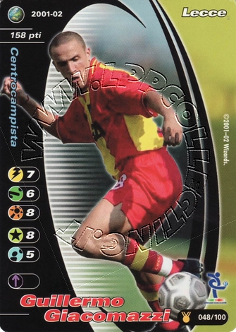 Lecce 2001/02 - Guillermo Giacomazzi