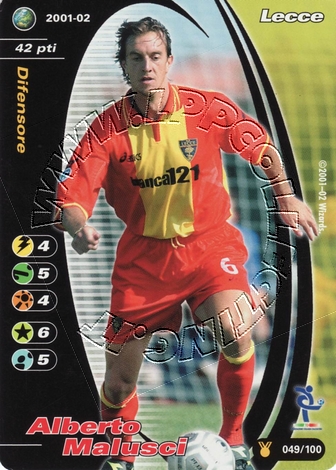 Lecce 2001/02 - Alberto Malusci