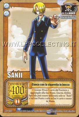 Sanji - Cuoco con la sigaretta in bocca