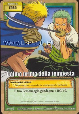 Calma prima della tempesta