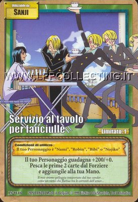 Servizio al tavolo per le fanciulle