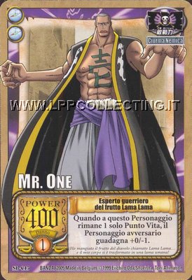 Mr. One - Esperto guerriero del frutto Lama Lama