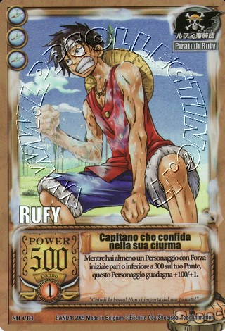Rufy - Capitano che confida nella sua ciurma