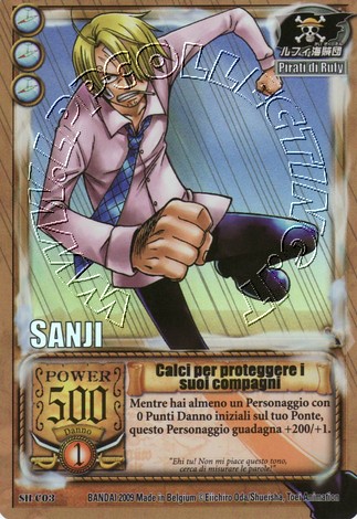 Sanji - Calci per proteggere i suoi compagni