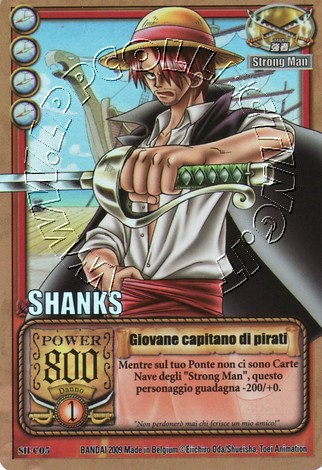 Shanks - Giovane capitano dei pirati